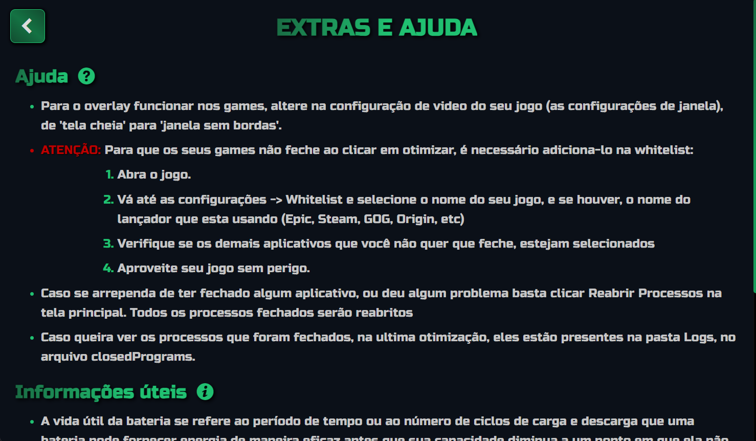 Ajuda do PowerBeast